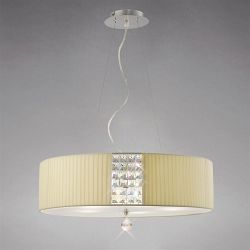 Evelyn 5 Lamp Cream Ceiling Pendant IL31174/CR