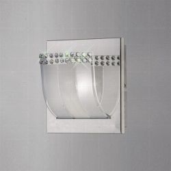 Charis Polished Chrome Single Wall Light IL31290