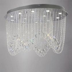 Camilla Crystal Polished Chrome Ceiling Light IL31393