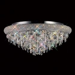 Alexandra Chrome Crystal Ceiling Nine Light IL31447