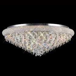 Alexandra Polished Chrome 18 Light Crystal Ceiling Fitting IL31449