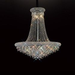 Alexandra Polished Chrome 18 Light Crystal Chandelier IL31452