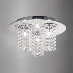 Pegasus 3 Lamp Crystal Beads Ceiling Fitting IL31465