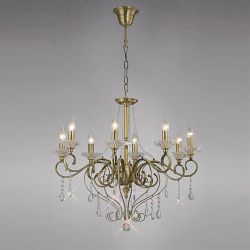 Libra Crystal Multi Arm 8 Light IL32078