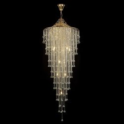 Inina Crystal 15 Light Stairwell Pendant 