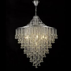 Inina Chrome/Crystal 9 Lamp Pendant IL30773