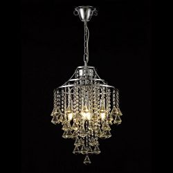 Inina Three Tiered Crystal Pendant Light