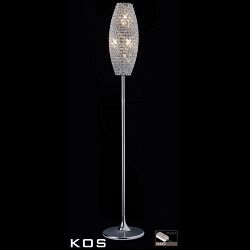 Kos Chrome/Crystal Floor Lamp IL30412