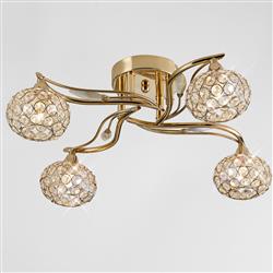 Leimo 4 Light Semi Flush Ceiling Light