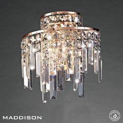 Maddison Two Tier Crystal Wall Light