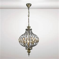 Marisa Antique Brass 3 Light Pendant IL31571