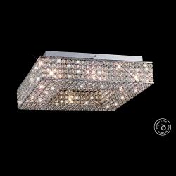 Piazza 8 Lamp Flush Crystal Light IL30432