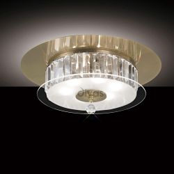 Tocsa 6 Lamp Crystal Flush Light