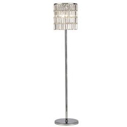 Torre Polished Chrome Five Light Crystal Floor Lamp IL30179