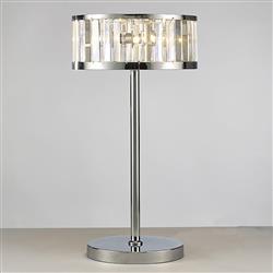 Torre Polished Chrome Three Light Table Lamp IL30176