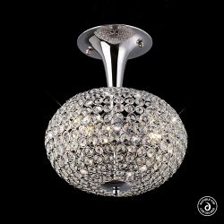 Vado 3 Lamp Crystal Ceiling Light IL30415