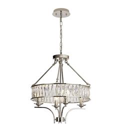 Vivienne 4 Light Crystal Pendant Ceiling Fitting