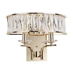 Vivienne Rectangular Crystal Double Wall Light