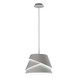 Alboran White Finished Single Pendant M5862