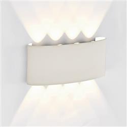 Arcs 8-light IP54 LED Wall Fitting