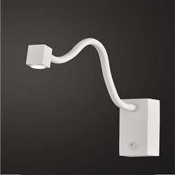 Boavista LED Square Flexible Switched Reading Wall Light