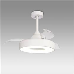 Coin LED Revesible CCT Adjustable Fan Light