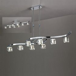 Cuadrax Telescopic Convertible 8 Light 