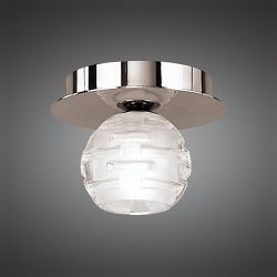 Dali Chrome Single Ceiling Light M0096