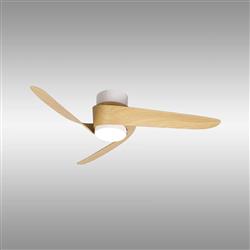 Island LED Medium Sized CCT Ceiling Fan Light 