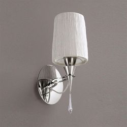 Lucca Single Wall Light Chrome M1317