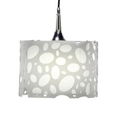 Lupin White Single Ceiling Pendant M1363