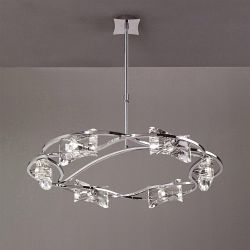 Kromo Polished Chrome Pendant Light M0887