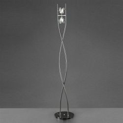 Eclipse Optical Glass Floor Lamp