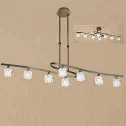 Ice Eight Light Ceiling Pendant