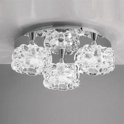 O2 Contemporary Semi Flush Crystal Light M3925