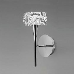 O2 Contemporary Crystal Wall Light M3927/S