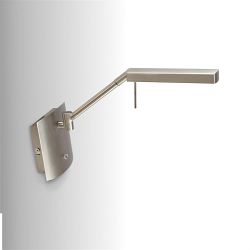 Phuket Satin Nickel LED Wall Light M4952