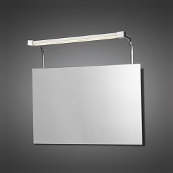 Modern Silver Finish Sisley Two Arm LED Mirror Light M5086