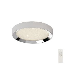 Male LED Chrome 500mm Circular Ceiling Light M5923