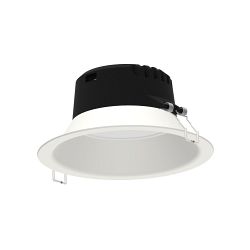 Medano Large LED White Round Recessed Downlight