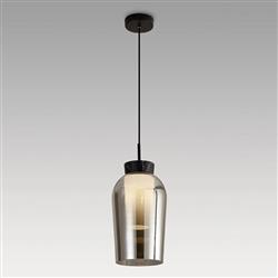 Nora Metal And Glass Single Pendant Fitting