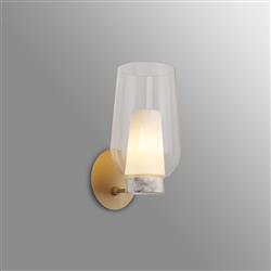 Nora Metal And Glass Made Single Wall Mounted Light 