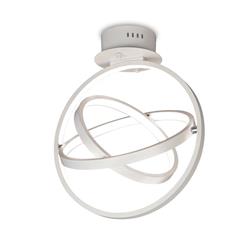 Orbital Semi-Flush LED White Ceiling Light M5746