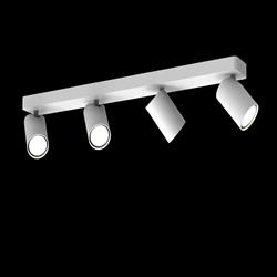 Sal Matt White Four Head Ceiling Spotlight M6280