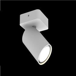 Sal Matt White Single Adjustable Ceiling Spotlight M6283