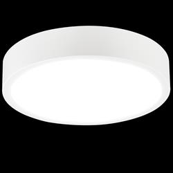 Saona XL Round Matt White LED Flush Light