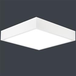 Saona XL Square Matt White LED Flush Light