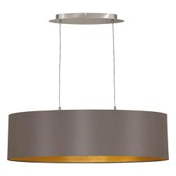 Maserlo Medium Oval Ceiling Pendant Fitting