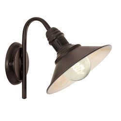 Stockbury Vintage Styled Brown Wall Light 49458