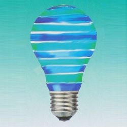40w GLS Horizontal Blue-Green 85934